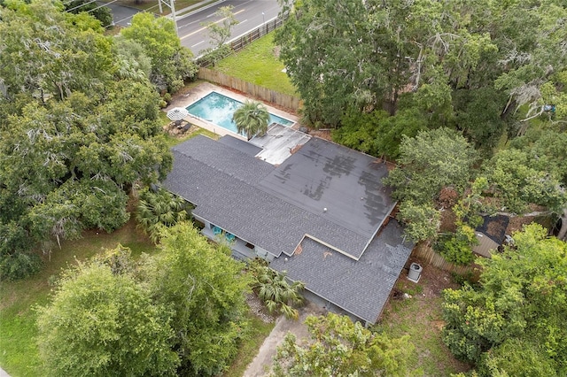 2225 NE 6th Ter, Gainesville, FL 32609 - aerial view of property and surrounding area featuring a pool