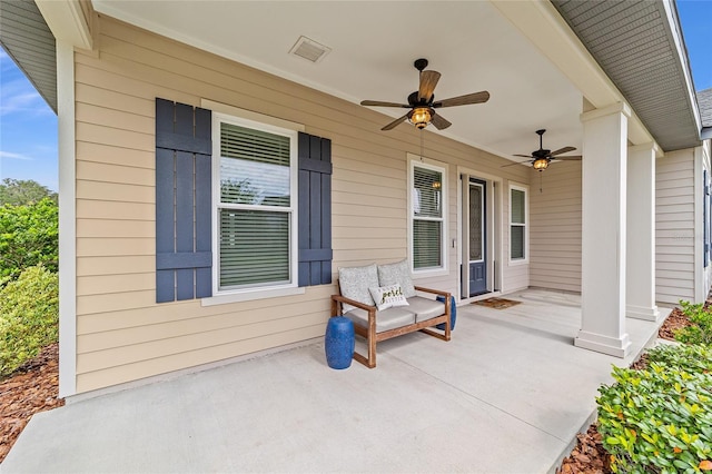 2782 SW 120th Dr, Gainesville, FL 32608 - view of patio with a ceiling fan