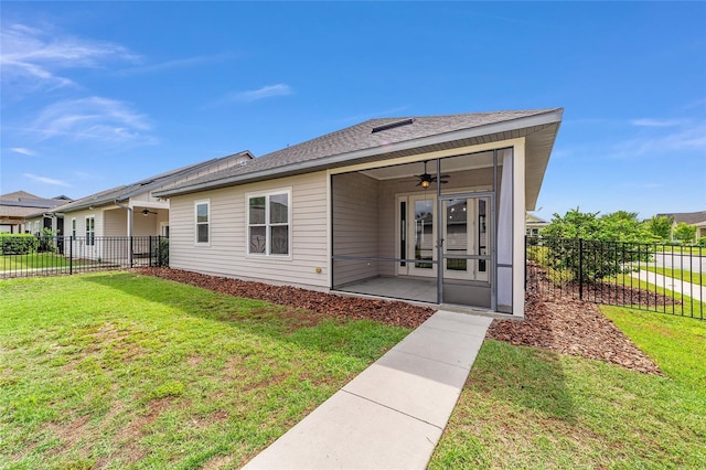 2782 SW 120th Dr, Gainesville, FL 32608 - view of front of house featuring a ceiling fan