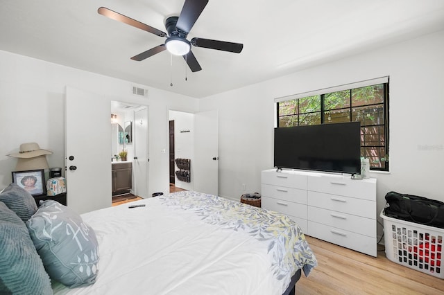 900 SW 62nd Blvd Unit I56, Gainesville, FL 32607 - bedroom featuring light wood-type flooring and ceiling fan