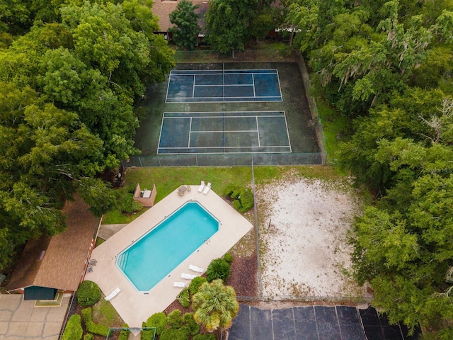 900 SW 62nd Blvd Unit I56, Gainesville, FL 32607 - drone / aerial view of a pool area