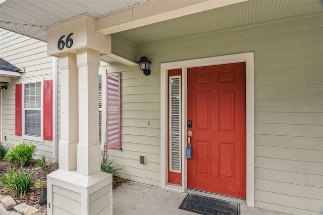2960 SW 35th Pl Unit 66, Gainesville, FL 32608 - view of exterior entry with covered porch