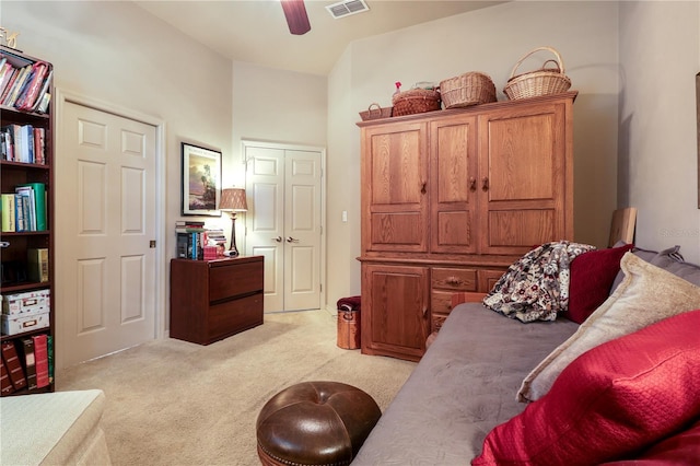 5025 NW 51st Pl, Gainesville, FL 32606 - office with light colored carpet and a ceiling fan