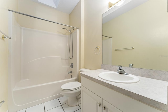 8036 SW 72nd Pl, Gainesville, FL 32608 - bathroom with tile patterned flooring, vanity, and shower / bath combination