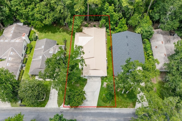 8488 NW 39th Ter, Gainesville, FL 32653 - aerial view of residential area with property boundaries highlighted