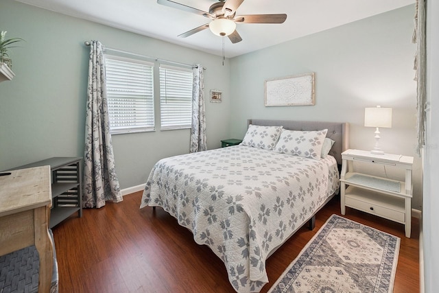 8488 NW 39th Ter, Gainesville, FL 32653 - bedroom featuring wood finished floors and a ceiling fan