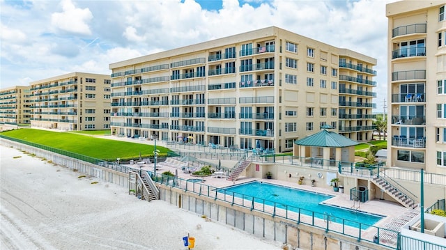 4555 S Atlantic Ave Unit 4603, Ponce Inlet, FL 32127 - community pool with stairs and a gazebo