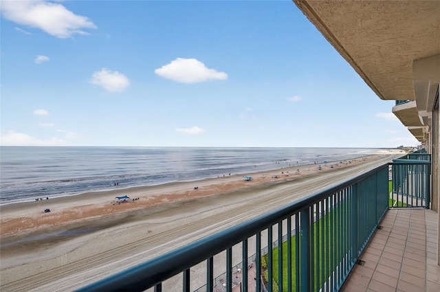 4555 S Atlantic Ave Unit 4603, Ponce Inlet, FL 32127 - balcony featuring view of water and beach