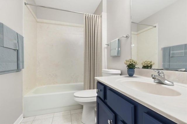 10549 NW 32nd Rd, Gainesville, FL 32606 - full bath with vanity, shower / bath combo with shower curtain, and tile patterned flooring