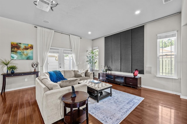 2750 NW 143rd Way, Newberry, FL 32669 - living area with wood finished floors and recessed lighting