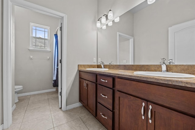 2750 NW 143rd Way, Newberry, FL 32669 - full bathroom with double vanity and tile patterned floors