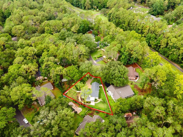4705 SW 80th Ter, Gainesville, FL 32608 - view of property location featuring property boundaries highlighted and a heavily wooded area