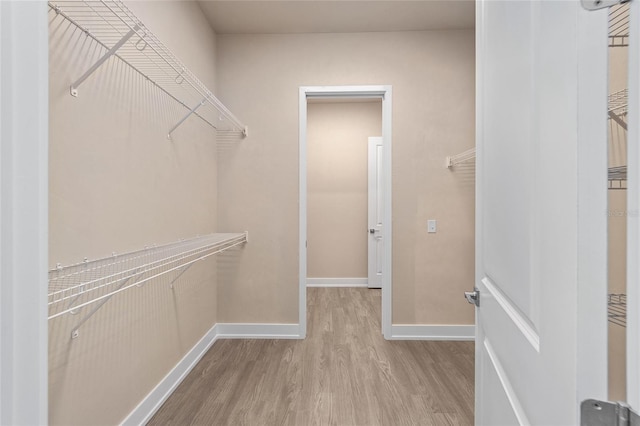 1080 NW 132nd Blvd, Newberry, FL 32669 - walk in closet featuring wood finished floors