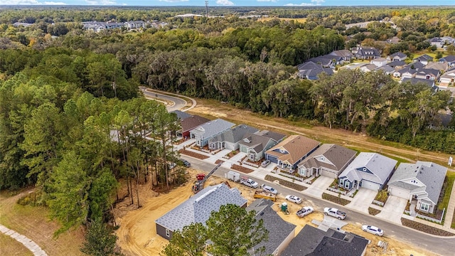 1080 NW 132nd Blvd, Newberry, FL 32669 - aerial view of residential area with a forest