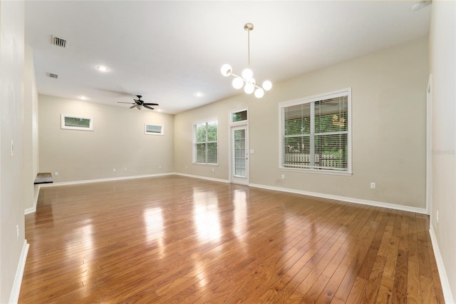 8650 SW 26th Ln, Gainesville, FL 32608 - spare room with light wood finished floors, ceiling fan, and recessed lighting