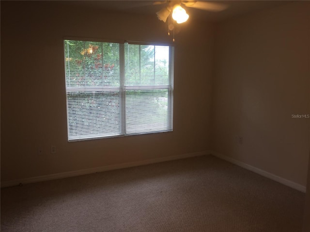 2375 SW 42nd Way Unit 160, Gainesville, FL 32607 - carpeted empty room with a ceiling fan and baseboards