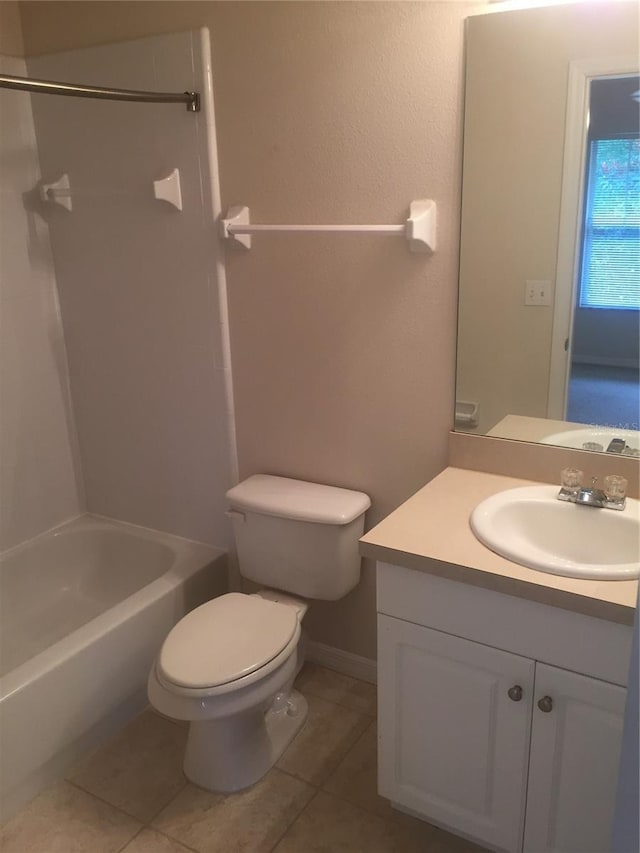2375 SW 42nd Way Unit 160, Gainesville, FL 32607 - bathroom featuring vanity, tile patterned floors, and shower / washtub combination