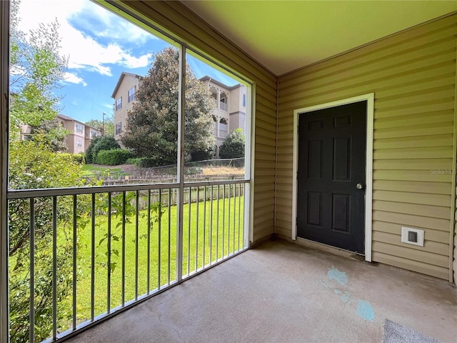 4877 NW 42nd Rd Unit 106, Gainesville, FL 32606 - view of unfurnished sunroom