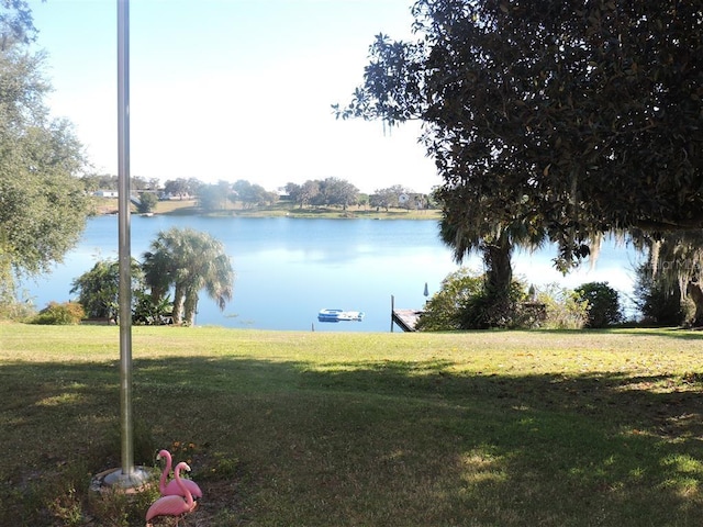 view of water feature