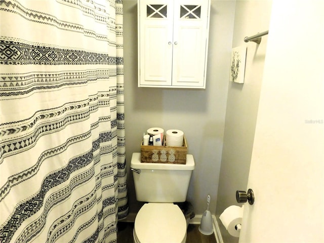 bathroom with toilet