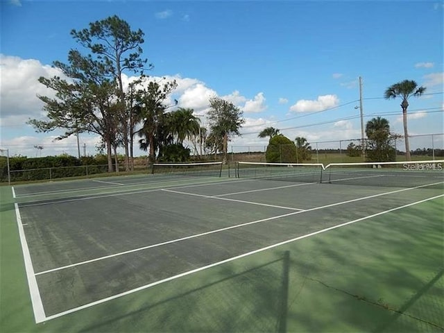 view of sport court