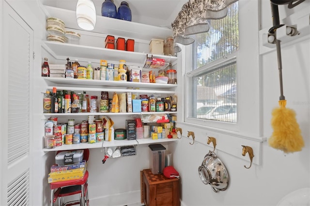 view of pantry