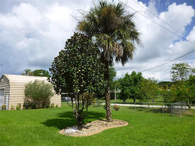 view of yard