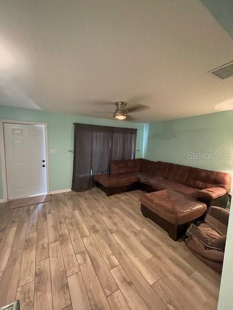 unfurnished living room featuring light hardwood / wood-style floors