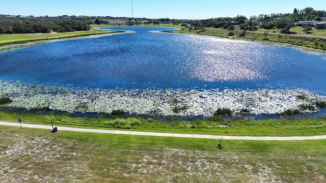 view of water feature