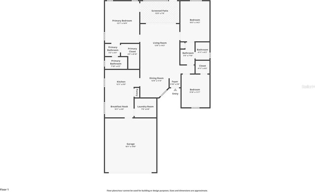 341 Lake Suzanne Dr, Lake Wales, FL 33859 - view of floor plan / room layout