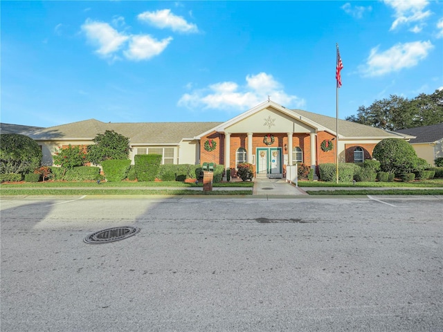 view of front of home