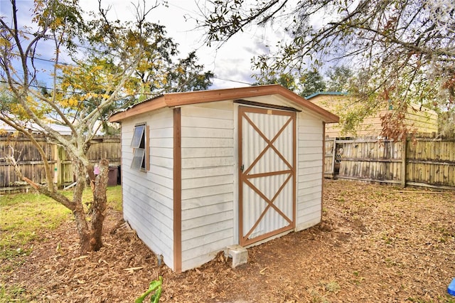 view of outdoor structure