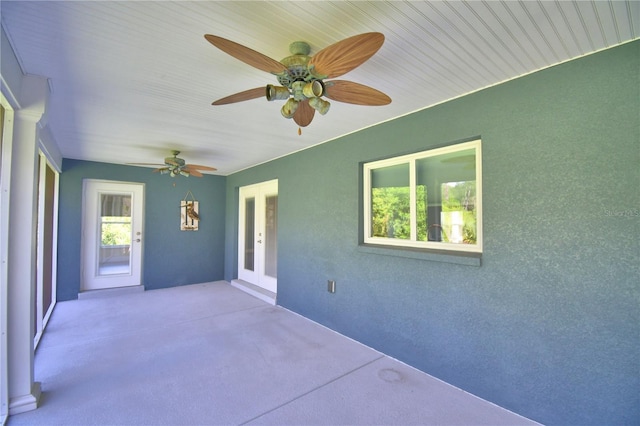 112 Reedy Creek Dr, Frostproof, FL 33843 - unfurnished sunroom featuring french doors