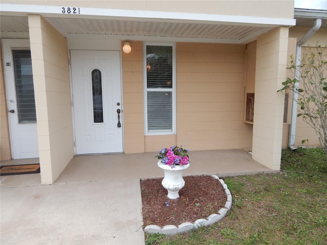 view of entrance to property