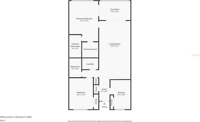 2809 Granada Ct Unit 5, Lake Wales, FL 33898 - plan