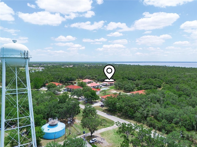 2809 Granada Ct Unit 5, Lake Wales, FL 33898 - birds eye view of property featuring a wooded view