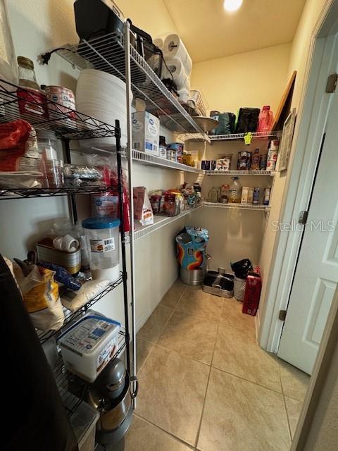 view of pantry