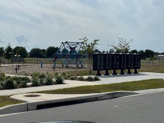 surrounding community featuring mail area