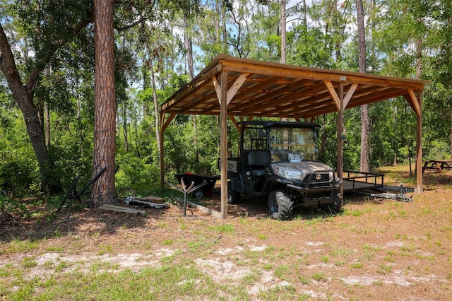 9365 Lemon Dr, Lake Wales, FL 33898 - view of yard with a carport