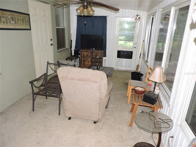 9365 Lemon Dr, Lake Wales, FL 33898 - living area with ceiling fan