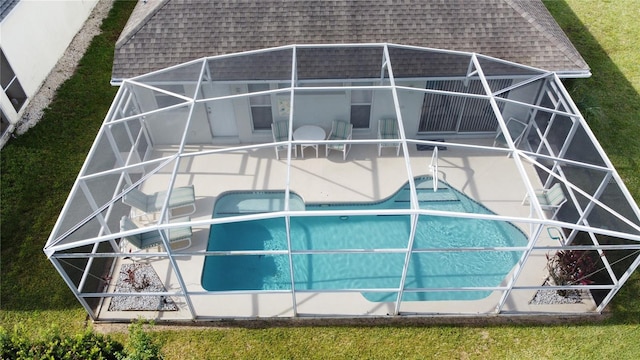2200 Mallory Cir, Haines City, FL 33844 - aerial view of property and surrounding area with a pool