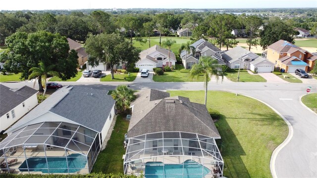 2200 Mallory Cir, Haines City, FL 33844 - aerial view of residential area with a pool