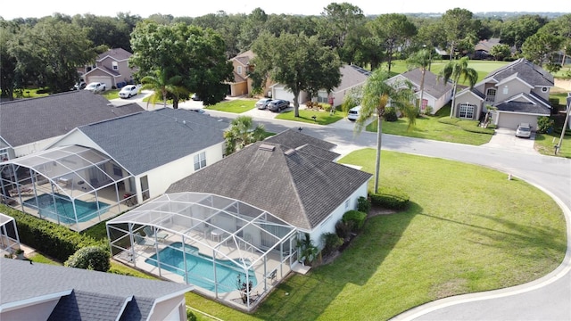 2200 Mallory Cir, Haines City, FL 33844 - aerial view of residential area with a pool