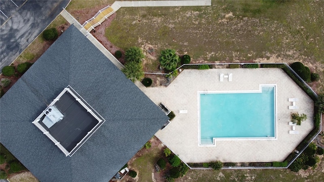2200 Mallory Cir, Haines City, FL 33844 - aerial view of property and surrounding area featuring a pool