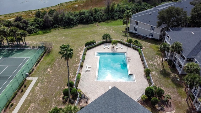 2200 Mallory Cir, Haines City, FL 33844 - aerial view of a pool