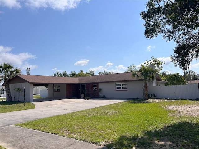 1624 Lagrange Ave, Sebring, FL 33870 - ranch-style home featuring driveway and an attached carport