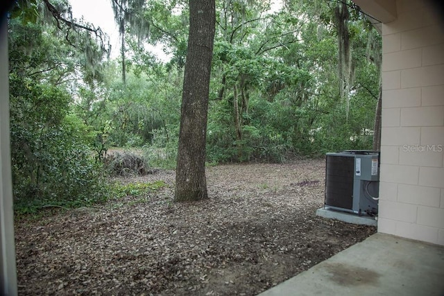 4725 Kayworth Rd, Lake Wales, FL 33898 - view of yard with cooling unit and a view of trees