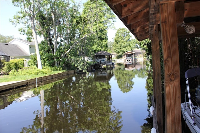 1422 Ave H SW, Winter Haven, FL 33880 - dock featuring a water view