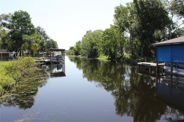 1422 Ave H SW, Winter Haven, FL 33880 - dock area with a water view