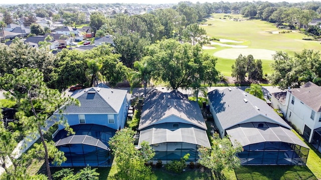2696 Hemingway Ave, Haines City, FL 33844 - aerial view of residential area with a golf course and a tree filled landscape